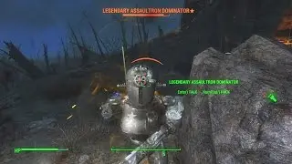 What Happens If We Take On A Legendary Assaultron Dominator Unarmed in Fallout 4