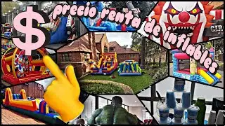 Catalogo De Precios en juegos inflables💸💲 Catalog inflatable Price Rental💰💸 Precios Hinchables