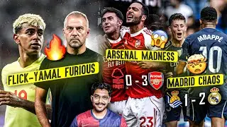 FLICK EXPLODES at Spain Yamal Risked! | Mbappe SAVES RED CARDED Madrid | Arsenal DESTROY Forest