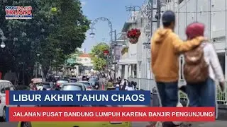 Gila! Braga dan Asia Afrika Bandung Diserbu Ribuan Wisatawan, Macet Total Sampai Malam!