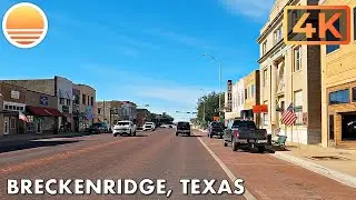 Breckenridge, Texas! Drive with me through a Texas town!