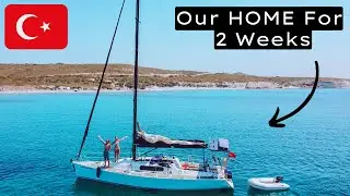 Living On a SAILBOAT In TURKEY In The Aegean Sea 🇹🇷