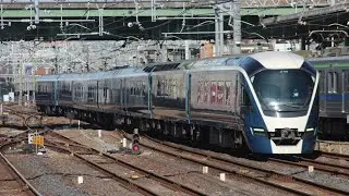 E261系R02編成が回送電車として大宮駅3番線入線するシーン 2026 1/11