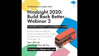 BBB Sustainable transport in a post lockdown world