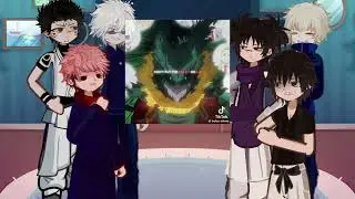 Jujutsu kaisen react to Deku | MHA BNHA | Gojo | Gacha life 2