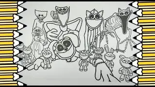 Poppy Playtime Chapter 3 New Coloring Pages / How to Color ALL BOSSES