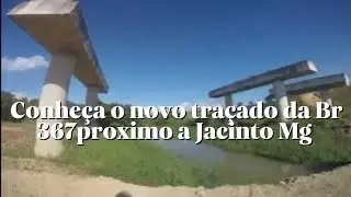 Conheça comigo o novo traçado da Br 367 ja com pavimentação asfáltica #br367 #motovlog