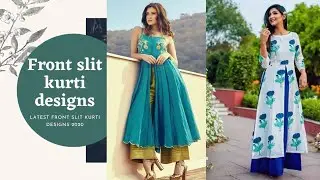 Latest front slit kurti designs 2020 / DIY HOUSE