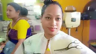 Hair spa khalambai dinw ##  Durga Puja Ni Delaibai...## Jonmi Sona.... 