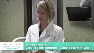 A real dentist tries Lime Spearmint Zest toothpaste for the first time