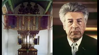 Orgelbespeling door Simon C. Jansen op het orgel van de Westerkerk te Enkhuizen op 21 juli 1979