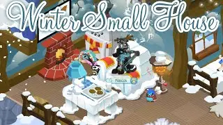 Speed Den Decorating #1: Non-Member Winter Small House | Animal Jam Classic