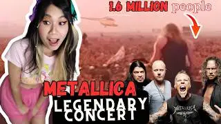 Bessy Reacts First Time to Metallica Enter Sandman LIVE in Moscow 1991 | BIGGEST Concert EVER!!!