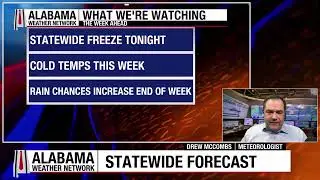 AWN Sunday 1/18/26 Evening Statewide Forecast Update from Drew McCombs