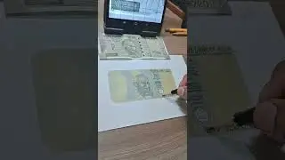 Part-1 | Draw in hyper realistic 500 note #note #drawing #shorts