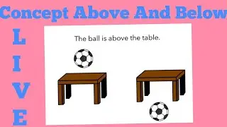 Learning Above and Below 4 Toddlers|Early Math#homelearning