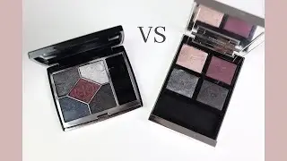 DIOR HOLIDAY 2020 089 BLACK NIGHT VS TOM FORD EXTREME eyeshadow palette | Comparison