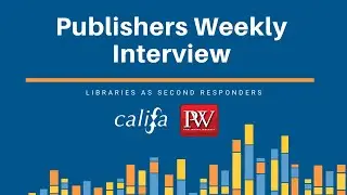 Libraries as Second Responders Publishers Weekly interview