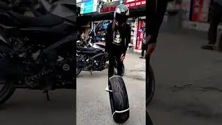 Pulsar NS200 tyre upgrade | CEAT rad X1 150/r17 🤩 #shorts