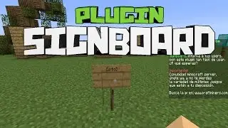 SIGNBOARD! | Minecraft Plugin Tutorial