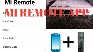 📱🕹️ MI REMOTE FOR TACTV SETTOP BOX📱🕹️