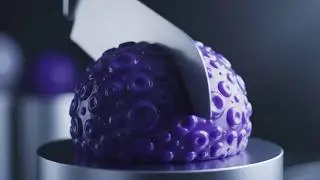 Oddly Satisfying Space Cutting AI ASMR 🌌🪐 | Galaxy Cake, Wormhole & Alien Planet Core