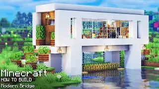 Modern Bridge Survival Base - Minecraft Tutorial 1.17 #146