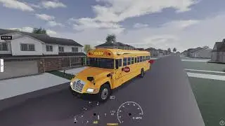 AM Route in Bus 327 [2016 Bluebird vision]