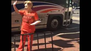 Prison Hillary Clinton on the Streets of Philadelphia | Secure America Now