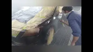 Toyota premise painting job #automobile #repairing #vehicles #painting #autoshine #toyota #viral