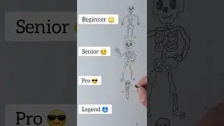 How to draw a skeleton 💀🎃