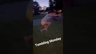 Tumbling into Monday w/ Paiz #viral #trending #dad #cheer #love #family #shorts #cheerleader