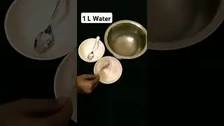 How to prepare ORS at home  🧃experiment