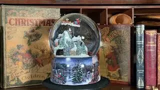 MEGA Christmas Snow Globe Snow Scene With Train and Sleigh