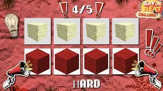 Say on Beat: Minecraft Holiday Edition ❄️ Can You Reach Level 3?