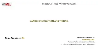 CICD CO4 Ex 1 - Ansible Installation and Testing