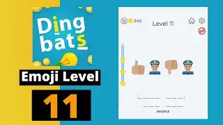 Dingbats emoji puzzles level 11 👍👮&zwj;♂️👎👮 walkthrough