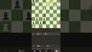 I played a brilliant move but then blundered and lost