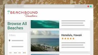Try BeachBound Vacations Browse All Beaches Feature