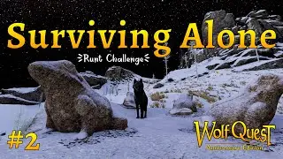 Lost River Landmarks 🛸 Surviving Alone with Twilight #2 - WolfQuest Saga (Runt Challenge)