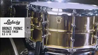 Tube Lugs, 6.5x14 | Ludwig Polished Bronze Phonic Snare Drum