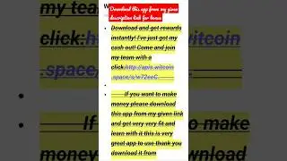 download this app for your extra income from my given link#shortvideo Download and get rewards