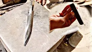 Amazing process of making a sharp knife 