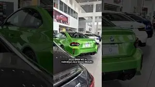 Java Green Metallic 2025 BMW M2 with Carbon Bucket Seats #bmwm #bmwm2 #m2 #bmw #bmwlife #bmwlove