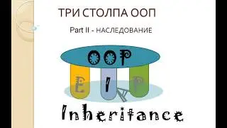 Три столпа ООП. Часть II - Наследование
