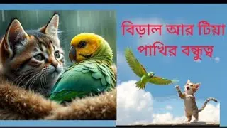 বিড়াল আর টিয়া পাখির বন্ধুত্ব | Cat media Abdul | রূপকথার গল্প |  New golpo 2025 | Bangla golpo