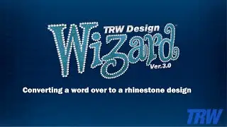 Converting a Word Into a Rhinestone Design