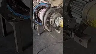 new traction motor assemble|| rotor ko stator Mein dalne Ka Tarika||