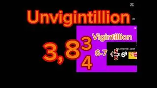 Numbers to trigintillion 2/10 (30 minutes) 