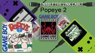 Popeye 2 (GB, 1991) - ENABLE THE LINK CABLE - Super Mario Deluxe/Mario 35 multiplayer precursor?